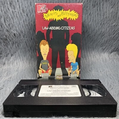 Beavis and Butt-Head Law-Abiding Citizens VHS 1997 MTV Cartoon Comedy - Image 1 of 4