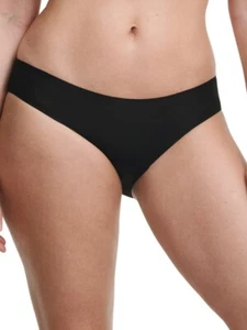 NEW! Chantelle Sz OS One Size Soft Stretch Seamless Thong Panty C26490 Black - Picture 1 of 5
