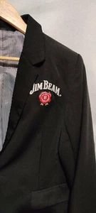 Jim Beam Black Blazer Jacket Padded Shoulders Men's Size Medium - Picture 1 of 5