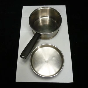 Lifetime Saucepan Pot Pan 2 Quart Stainless Steel 18-8 with Lid Vintage - Picture 1 of 6