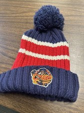 Erie Otters Hockey Hat Cap Adult Winter Knit Navy OHL Pom Pom CCM Ontario League