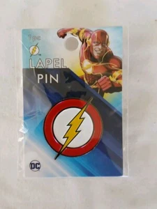 The Flash Metall Pin limitiert lizenziert DC Flash Logo 1,1/2" x 1,1/2" - Bild 1 von 3