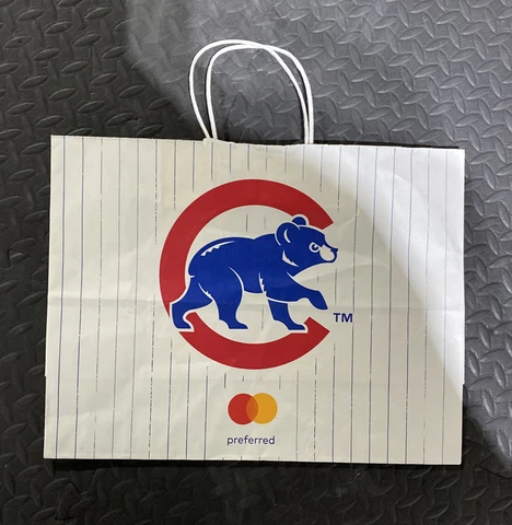 Chicago Cubs Team Store Wrigley Field Gift Bag Cover