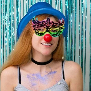 Paper Carnival Mask Scratch Card Half Face Cosplay Mask Kids Gifts - Picture 1 of 7