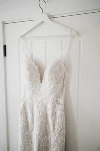 wedding dress size 12-14 used - Picture 1 of 9