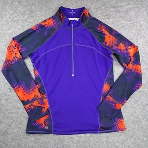 Athleta Jacket Womens Extra Large Purple Half Zip Running Wild 2.0 Electro - Picture 1 of 11