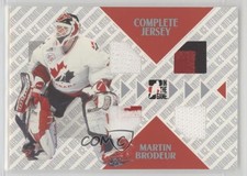 2006 In the Game-Used International Ice Signature Series /10 Martin Brodeur HOF