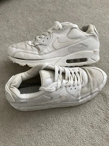 Nike Air Max Mens Boys white Trainers Shoes Size 8 EU 42.5 - Picture 1 of 8