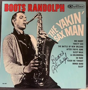 BOOTS RANDOLPH AUTOGRAPHED VINTAGE HAND- SIGNED LP - THE BEST ON EBAY!   - Picture 1 of 1