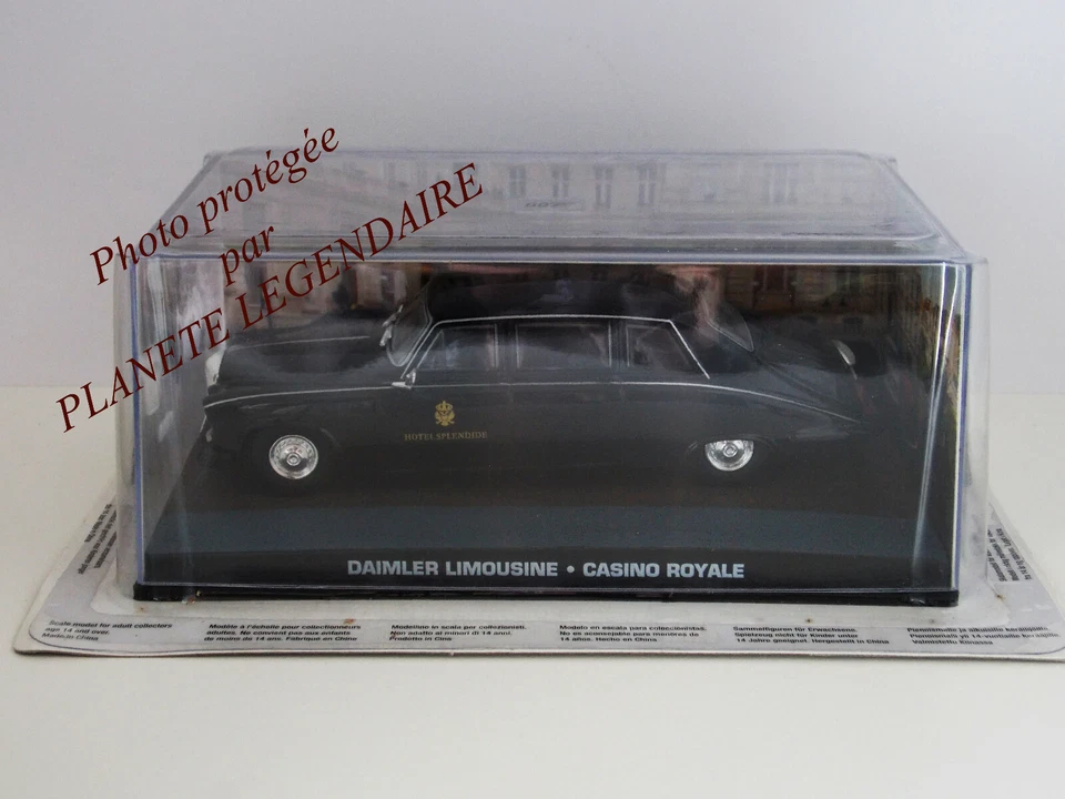 Voiture miniature JAMES BOND 007 DAIMLER LIMOUSINE Casino Royale NEUF - Photo 1/1