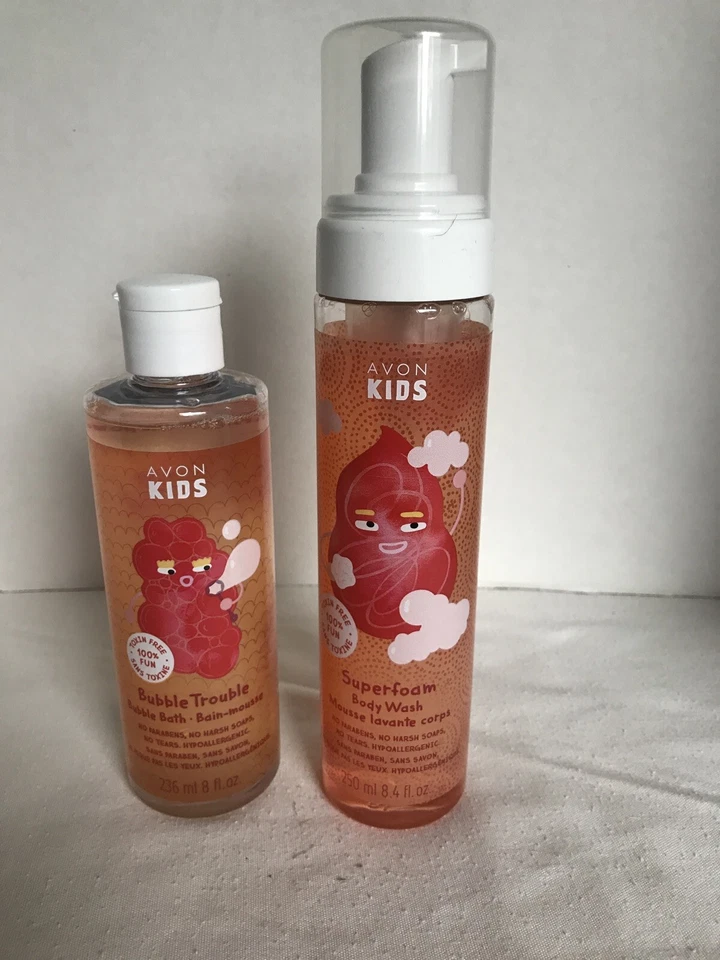 Avon Kids Apple Burst Bubble Trouble Bubble Bath And Foam Body Wash FREE SHIP - Image 1 of 1