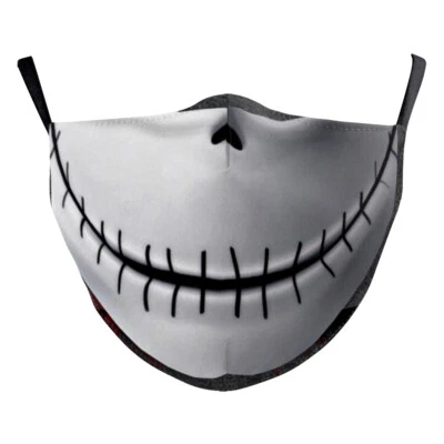 Adult Protective Facemak 3D Adjustable Washable Horror Movie Killer Face Masks - Image 1 of 4