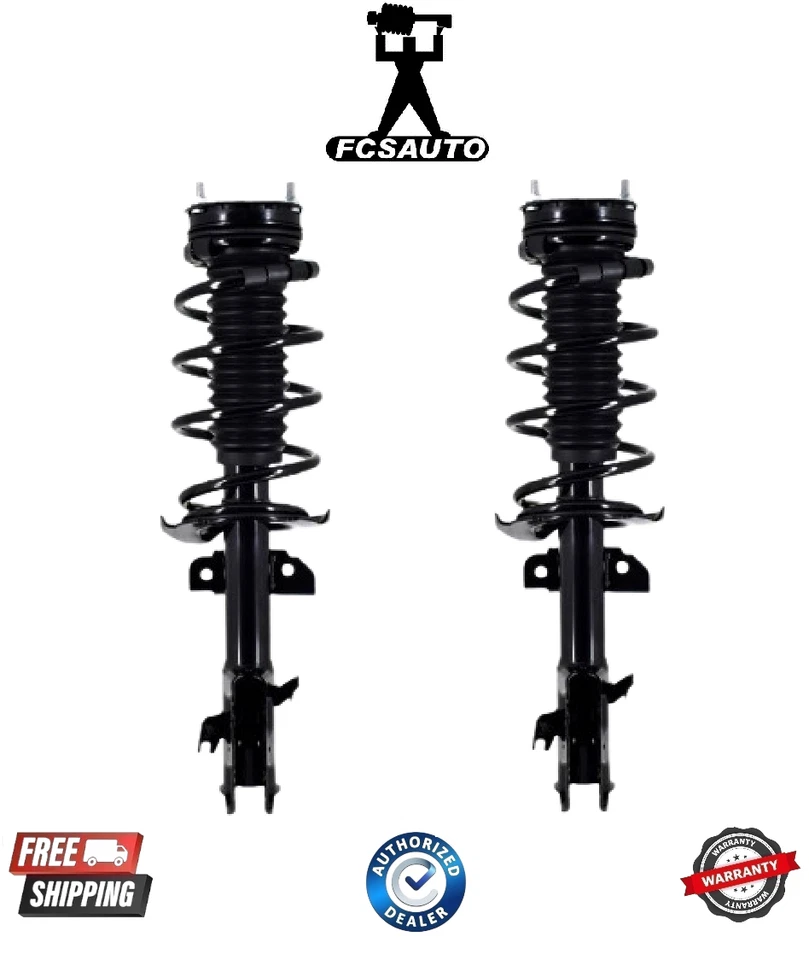 Front L/R Suspension Strut and Coil Spring Assembly FCS fits 11-14 Mazda 2 - Image 1 of 1