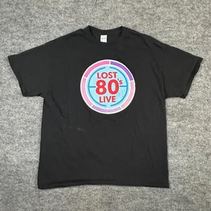Lost 80's Live Concert T-Shirt XL Tee 2018 Texas Book Of Love Flock of Seagulls - Picture 1 of 9