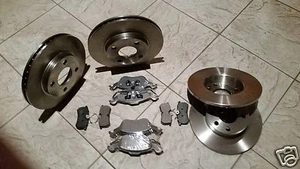 HONDA JAZZ1.2 1.3 08-13 TWO FRONT TWO REAR BRAKE DISCS & BRAKE PADS - Picture 1 of 1