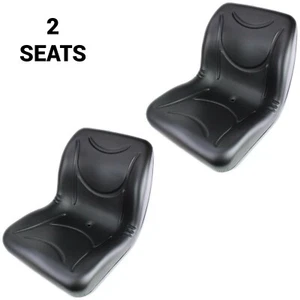 (2pcs) VG12160 Black Gator Seat w/Drain Hole M-Gator, E, Turf, TX 4X2, TH Turf++ - Afbeelding 1 van 6
