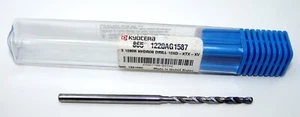 3.10mm (.1220") CARBIDE DRILL WITH INTERNAL COOLANT HOLES KYOCERA 865-1220AG1587 - Picture 1 of 4