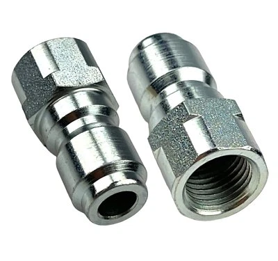 M&M SMARTEK® Raccordo rapido alta pressione spina 3/8" con connettore 1/4" IG adattatore giunto