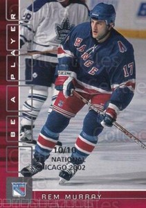 2001-02 BAP Memorabilia National Chicago Ruby #484 Rem Murray