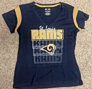 St. Louis Rams Womens Size Large NFL Blue - Picture 1 of 6