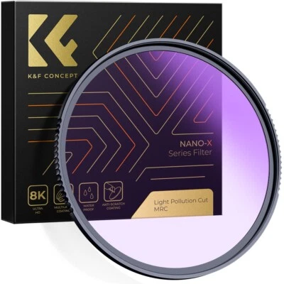 K&F Concept NANO-X 52mm-82mm Clear-Night Filter Light Pollution Reduction - Image 1 of 4
