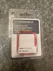 Rinoshied CrashGuard Nx -fits Apple Watch Series 1/2/3/4/5 42/44 mm .Red New! - Picture 1 of 2