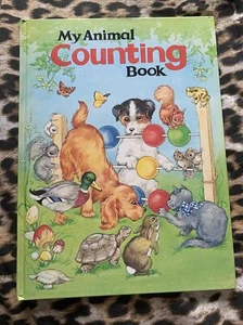 MY ANIMAL COUNTING BOOK Vtg 1980 - Picture 1 of 7