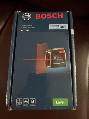 Láser de línea cruzada autonivelante Bosch GLL30 30 pies con dispositivo de montaje flexible MM 2 Foto 1 de 3