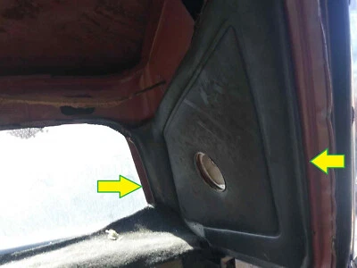 Lincoln Continental 1966-1969 interior cuarto panel de vela conductores/trasero izquierdo Foto 1 de 4