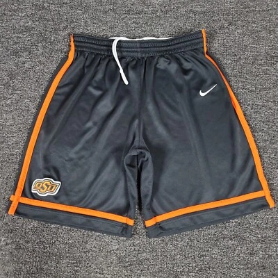 Nike Oklahoma State Shorts Mens Medium Black Athletic Basketball Embroidered - Image 1 of 4