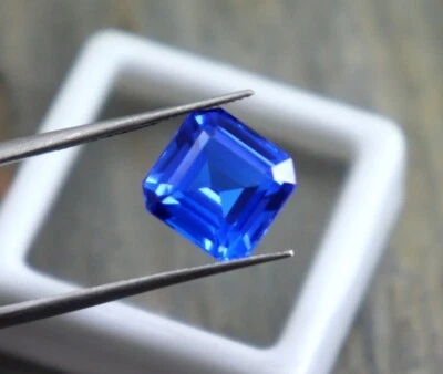 Tanzania Tanzanita AAA Impecable Azul 8.90 Ct Piedra Preciosa Corte Radiante Suelta Foto 1 de 4