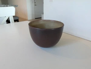Heath Ceramics Tan and Brown Deep Serving Bowl 6" Vintage  - Picture 1 of 6