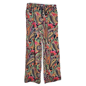 Vera Bradley Damen venezianische Paisley Baumwolle Pyjamahose Größe M Muster im Ruhestand - Bild 1 von 12