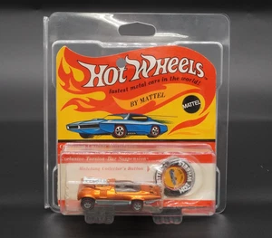 Hot Wheels Redline Peeping Bomb 1969 orange avec int. noir Cardé !! - Photo 1/13