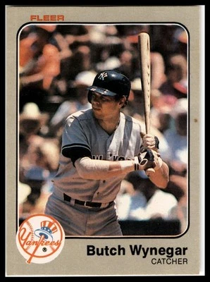 1983 Fleer #399 Butch Wynegar - Image 1 of 2