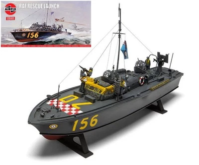 KIT MODELLINO NAVE BARCA MILITARE AIRFIX RAF RESCUE LAUNCH MODELLISMO SCALA 1:72 - Immagine 1 di 4