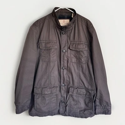 Chaqueta de Granero Tommy Bahama Field Chore Marrón con Forro de Lana Heritage a Cuadros Para Hombres XL Foto 1 de 4