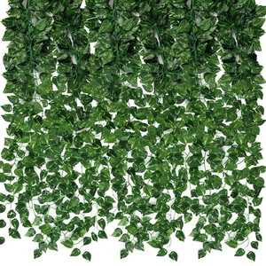 24 Pack 173ft Artificial Ivy Greenery Garland, Fake Vines Hanging Plants Back... - Picture 1 of 7