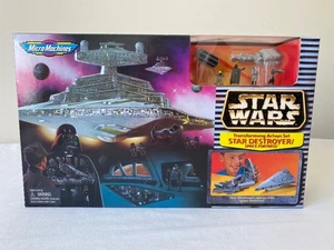 Juego de acción transformadora Star Wars Micro Machines Star Destroyer/Space Fortress - Imagen 1 de 5