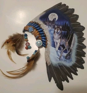 Bradford Exchange Mondschein Majestät Replik Kopfschmuck Wandrelief Dekor Al Agnew - Bild 1 von 4