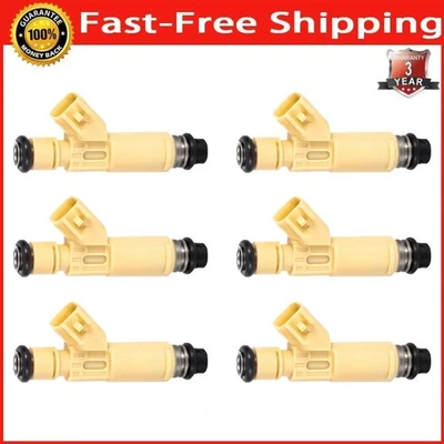 Juego de 6 inyectores de combustible aptos para YL8Z9F593CB MERCURY SABLE 3,0 L V6 DOHC 2001 FJ321 Foto 1 de 4