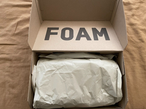 Nuovo con scatola Yeezy foam runner sale pietra GV6840 taglia USA 13