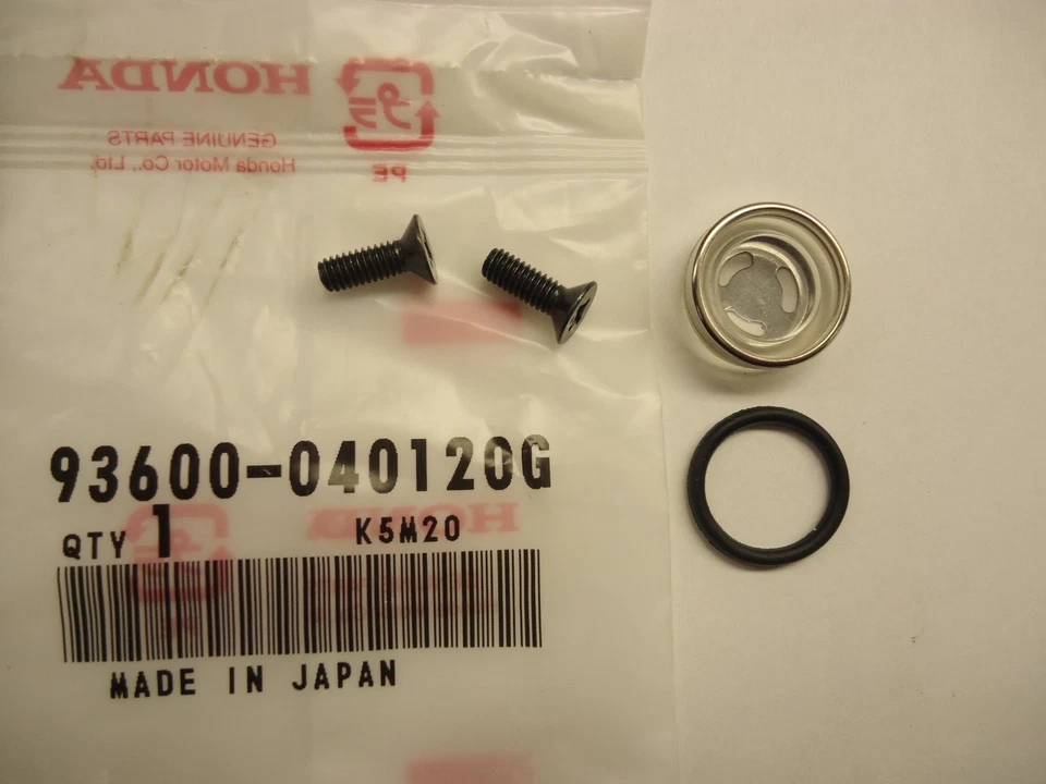 Honda Front Brake Master Cylinder Sight Glass Window CB 400 Cb400 Cm400