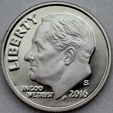 2016-S Proof Roosevelt Dime Cover