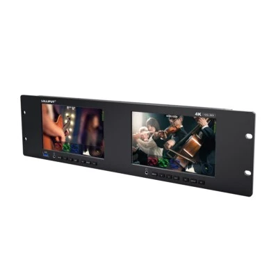 LILLIPUT Dual 7" RM7026-12G 3 RU Rackmount HDMI/12G-SDI 1000nits waveform HDR - Image 1 of 4