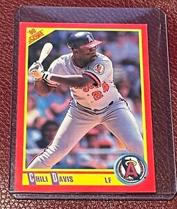 1990 Score #326 Chili Davis California Angels Baseball Card