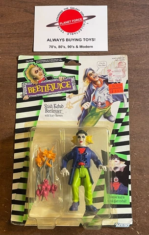 1989 Shish Kebab Beetlejuice MOC Vintage Kenner Figure NEW Cover