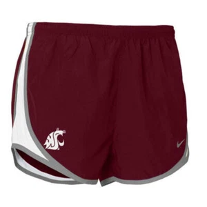 Nike Women's Washington State Cougars Dri-Fit Tempo Shorts Crimson Red X-Large - Picture 1 of 7