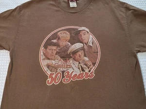 Andy Griffith Show 50 Jahre braun Baumwolle T-Shirt Gr. L Alstyle Television City - Bild 1 von 9
