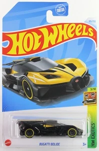 Hot Wheels 2024 #185/250 HW Exotics #3/10 Bugatti Bolide (negro y amarillo) - Imagen 1 de 2